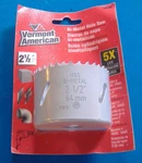Vermont American 2 1/2" Bimetal Hole Saw #18540 64mm. Fixed Price $2.99.