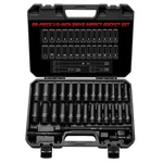 1/2" Drive Impact Socket Set 29-piece, Cr-v-m Steel Deep Sae(3/8" - 1") &. Fixed Price $70.14.