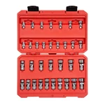 Tekton 1/4, 3/8 Inch Drive Shallow 6-point Universal Joint Socket Set With Ca.... Fixed Price $388.23.
