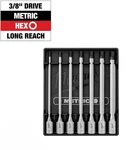 Milwaukee 48-22-9547 7pc 3/8 Drive Long Hex Bit Socket Set - Metric. Fixed Price $89.99.
