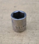 Matco Tools A14m6b - 1/4" Drive 14mm Shallow 6pt Chrome Socket. Fixed Price $14.95.