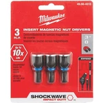 Milwaukee 49-66-4515 Shockwave 3/8 In. Insert Nut Driver (3 Pk). Fixed Price $13.99.