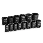 Capri Tools 1/2 In. Drive Shallow Impact Socket Set, 7/16 To 1-1/4 In, Sae, 14-p. Fixed Price $93.57.