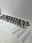 19 Pcs. Williams 3/4 Drive Socket Set 1 -2-3/8 Imp Skt 12 Pt. P/n 38432-38476.. Fixed Price $550.00.
