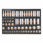 Gearwrench Gwmsskt12mm Socket Set 1/2" Alloy Steel 67-piece Metric 6/12 Point. Fixed Price $382.02.