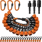 24 Pcs Bit Holder Keychain, 1/4 3/8 1/2 Socket Hex Shank Holders Quick Re.... Fixed Price $39.23.
