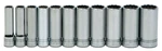1/2" Drive 12pt 11pc Sae Set Deep Sockets Polished To 1-1/8 Williams Usa. Fixed Price $141.63.