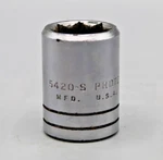Proto 5420-s 1/2" Drive 5/8" 8pt Chrome Socket *pre-owned* Free Shipping. Fixed Price $13.99.