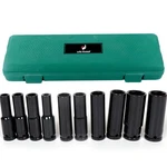 10pcs 1/2" Deep Impact Socket Set Metric High Carbon Steel Auto Repair Tools. Fixed Price $39.99.