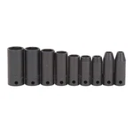 Proto J72117 Impct Skt St,steel,blk Oxd,1/4 To 3/4 In 4pke2. Fixed Price $155.54.