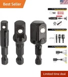 Titan 12061 3-piece Impact Socket Adapter Set Durable Chrome Vanadium Steel. Fixed Price $8.79.