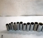 Craftsman Set Of 12 Sockets 6 Point Sae Read Description. Fixed Price $22.40.