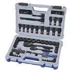 Westward 55mt04 1/4", 3/8" Drive Socket Set Sae, Metric 70 Pieces 1/4 In To 3/4. Fixed Price $105.99.