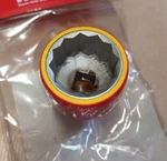 Ex Mod/ Wiha 1/2" Drive 1.1/4" (31.75mm) Insulated Socket 1000v No.317 Germany. Fixed Price $33.52.