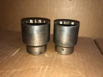 Napa 1-1/2" & 1-3/8" 12 Point 3/4" Drive Socket Usa Nh1248 Nh1244 Lot Of 2x. Fixed Price $28.00.