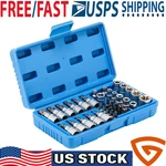 34pcs Drive Male Female Torx Star Bit Socket E-socket Set Handheld Tool Case Us. Fixed Price $14.99.
