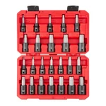 Tekton Sib92311 1/2" Drive Hex Impact Bit Socket Set, 24-piece. Fixed Price $120.00.