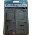 Provo Craft Cuttlebug Scallop Squares Dies Set 37-1218 4pc Scrapbooking Cards. Fixed Price $14.99.