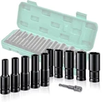 Deep Impact Socket Set 1/2 Inch, 10pcs Drive Master 10 Pcs (10mm - 24mm). Fixed Price $32.99.