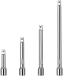 Sedy 1/4" Socket Extension Set 4pcs Cr-v Steel 50-150mm Deep Reach Bars Sdy-9725. Fixed Price $15.99.