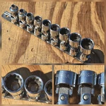S-k 9pc Swivel Flex Sae Socket Set 3/8" Drive 12-point 5/16" - 3/4" Sk 4609 Usa. Fixed Price $129.99.