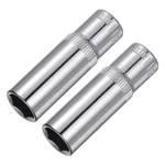 2pcs 1/4-inch Drive 11mm Cr-v 6-point Deep Socket (polishing). Fixed Price $7.91.