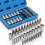 Disen 34pc Torx Bit Socket Set 3/8" Drive E-torx Star Cr-v Tool Kit. Fixed Price $35.99.