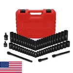 Mixpower 55 Pieces 1/4" Dr. Impact Socket Set, Cr-v, 6 Point, Sae/metric, 5/32 I. Fixed Price $71.07.
