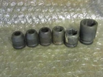 Proto 1" Drive Impact Socket 22mm,24mm,27mm,30mm,36mm,46mm Lot Of 6. Fixed Price $125.00.
