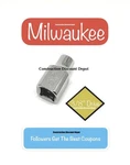 Milwaukee 45-34-9060 3/8" In. Drive 1/4" Sae 6 Point Socket Shallow. Fixed Price $10.37.