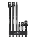 Horusdy 6-piece Impact Sockets Adapter Sets, 3-inch And 6-inch Hex Shank 1/4" 3/. Fixed Price $15.48.