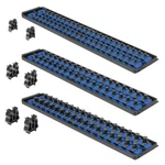 Ernst 8511 Bl Socket Boss 3-trays 6) 18" Rails Ratchet Holders In " - Blue. Fixed Price $71.20.