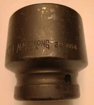 Armstrong 22-064, 2", 1" Drive, 6-point, Impact Socket, New, Free Shipping. Fixed Price $26.58.