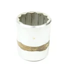 Powr-kraft 7/8" 12 Pt Shallow Chrome Socket 1/2" Drive 84h4865 Name Ground Off. Fixed Price $2.00.