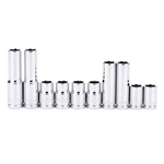 Casoman 10piece Impact Socket Set 1/4 3/8 Drive Deep Shallow 10mm Metric M. Fixed Price $15.83.