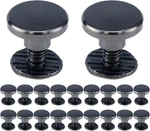 My Mironey 20 Sets Chicago Screws Rivets Light Black Binding Post Screw Metal Ro. Fixed Price $12.99.