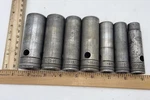 S-k 1/2 Drive Deep Socket Set 12-point Sae 1 9/16 Usa *lot Of 7 Pcs*. Fixed Price $79.99.