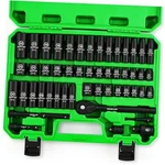 Swanlake 3/8'' Drive Impact Socket Set, 50-piece Standard Sae (5/16 To 3/4. Fixed Price $66.63.