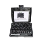 Dptool 22 Piece Bolt Nut Extractor Set, 1/2" And 3/8" Drive Impact Lug Re.... Fixed Price $56.24.