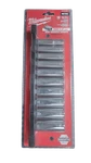 Milwaukee 3/8 In. Drive Metric Deep Well 6-point Socket Set (10-piece). Fixed Price $38.99.
