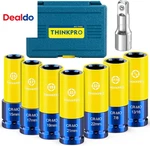 Impact Lug Nut Socket-8 Pieces Thin Wall Sockets,non-marring Socke. Fixed Price $55.28.
