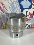 Westward 10e282 Socket, Steel, Chrome, 1 1/2 In , Size 1-1/2" 3/4 Drive 6 Pt Sae. Fixed Price $16.19.