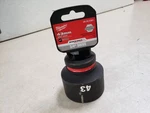 Milwaukee Tool 49-66-6381 43mm Shockwave Impact Duty 3/4 In. Drive Standard 6. Fixed Price $27.00.