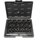 Dptool 22 Piece Bolt Nut Extractor Set, 1/2" And 3/8" Drive Impact Lug Re.... Fixed Price $70.46.