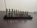 Snap On Ball End Allen Hex Set And Torx Bit 1/4 3/8. Fixed Price $149.99.