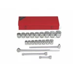 Wright Tool 821 1" Drive Standard 12-point Socket Set 21-pieces In Metal Toolbox. Fixed Price $2331.73.