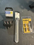 Kobalt 8 Tamperproof Star Bit Malcocb Cutterbit, Dewalt 4 Drywallscrewsetter(64). Fixed Price $16.00.