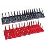 Hansen 1/2" Socket Tray Organizer Holder Set 3 Row Metric Sae Shallow, Deep Usa. Fixed Price $39.99.