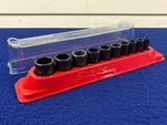Snap-on 10pc 3/8" Drive 6 Pt Semi Deep Impact Socket Set 210imfsya (pkm064465). Fixed Price $169.95.