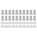 M10x18mm Hex Bolts And Nuts Kit, 20 Set Fine Thread Hollow Screw Bolt Fastener. Fixed Price $13.77.